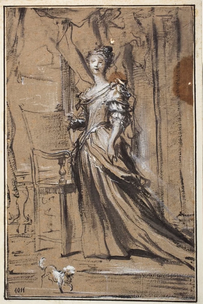 Ritratto di signora - Musei di Strada Nuova, Gabinetto Disegni e Stampe di Palazzo Rosso, Genova